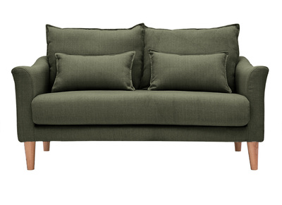 Divano scandinavo 2 posti kaki KATE