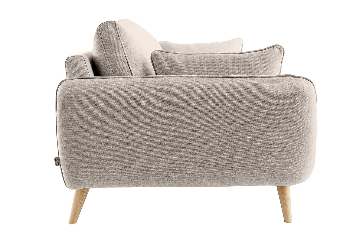 Divano scandinavo 3 posti beige CREEP