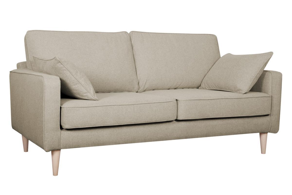 Divano scandinavo 3 posti beige PAPEL