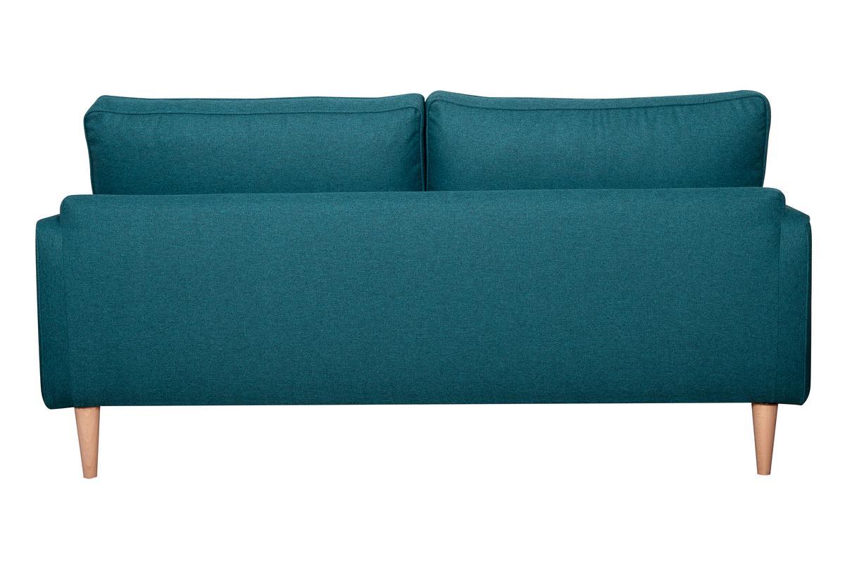 Divano scandinavo 3 posti blu anatra PAPEL
