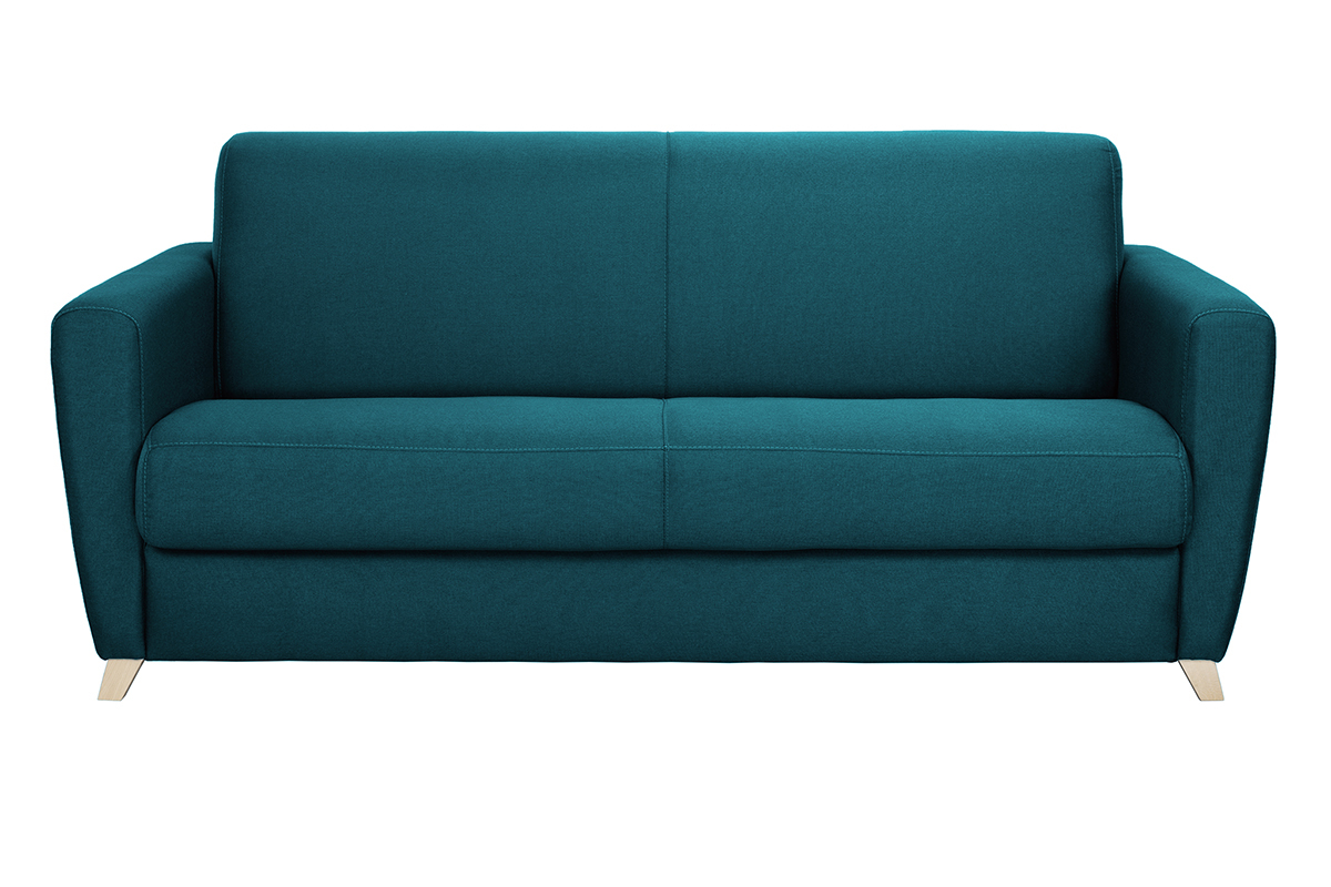 Divano scandinavo 3 posti foglia di t e legno GRAHAM