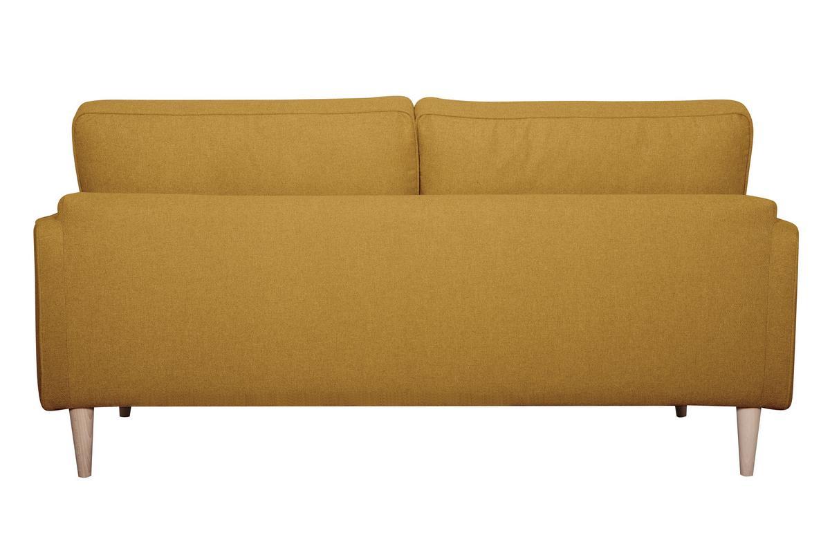 Divano scandinavo 3 posti giallo cumino PAPEL