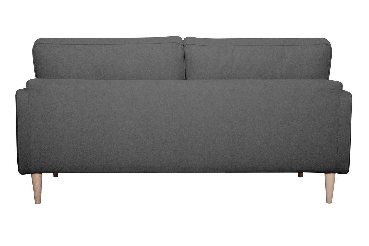 Divano scandinavo 3 posti grigio antracite PAPEL