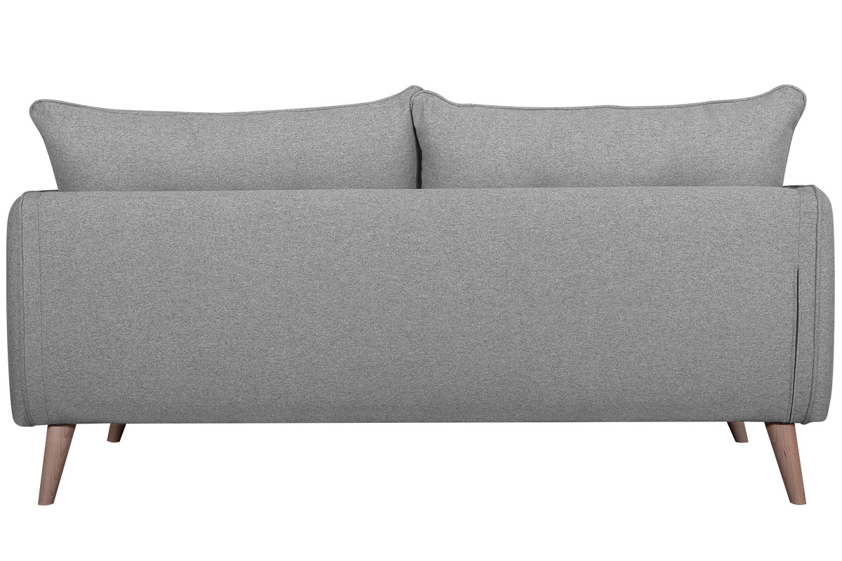 Divano scandinavo 3 posti grigio chiaro GUILTY