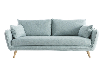 Divano scandinavo 3 posti grigio chiaro screziato CREEP