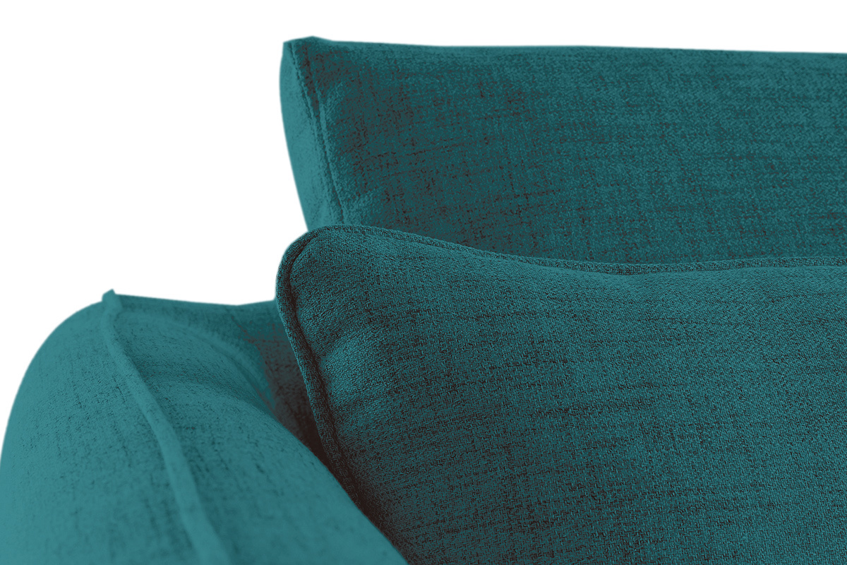 Divano scandinavo 3 posti grigio chiaro screziato CREEP