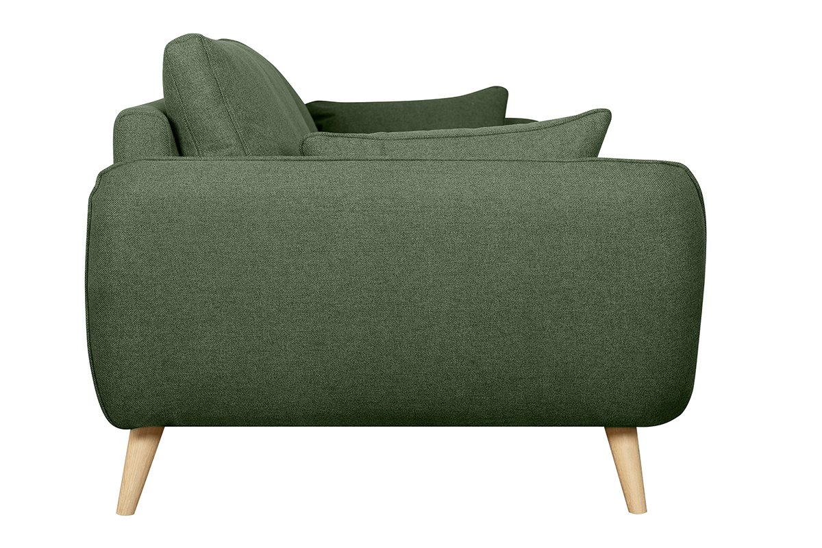 Divano scandinavo 3 posti kaki CREEP