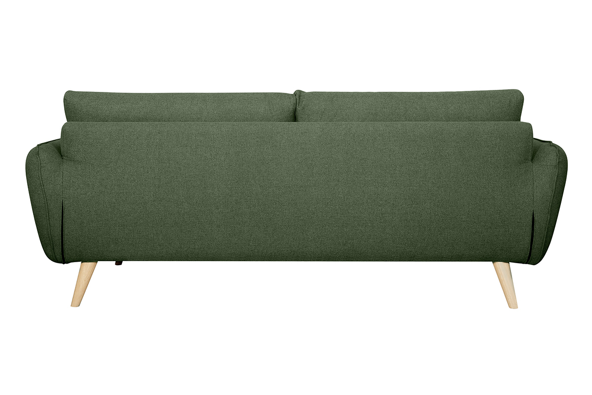 Divano scandinavo 3 posti kaki CREEP