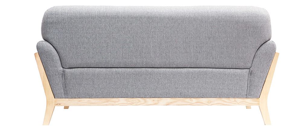 Divano con angolo destro scandinavo grigio chiaro OSLO