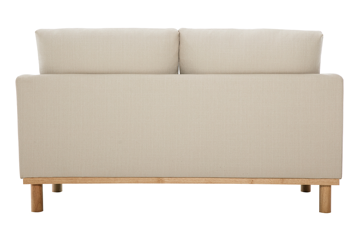 Divano scandinavo beige 2 posti HOBART