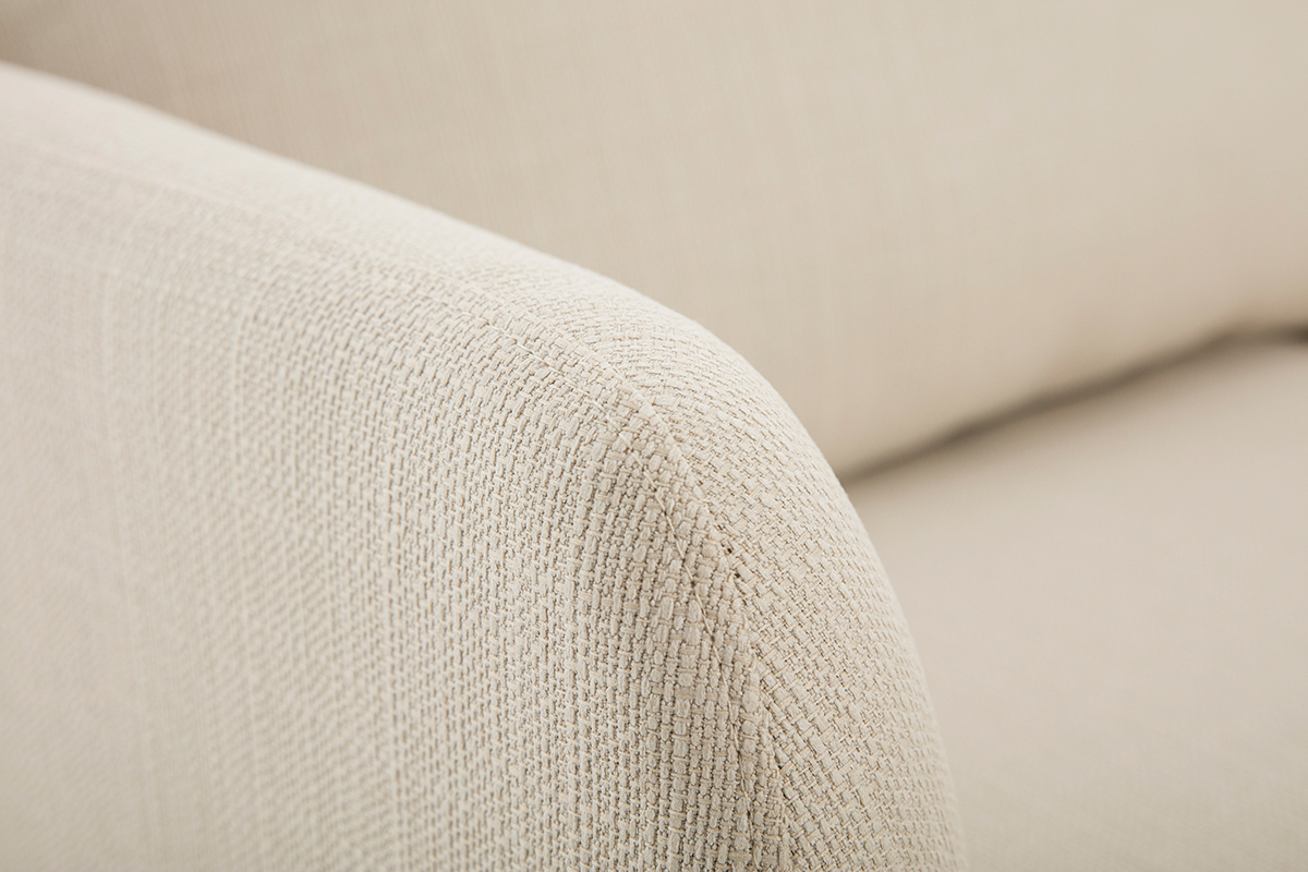 Divano scandinavo beige 2 posti HOBART