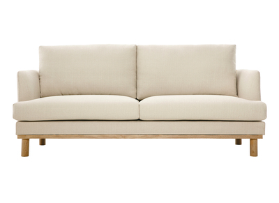 Divano scandinavo beige 3 posti HOBART