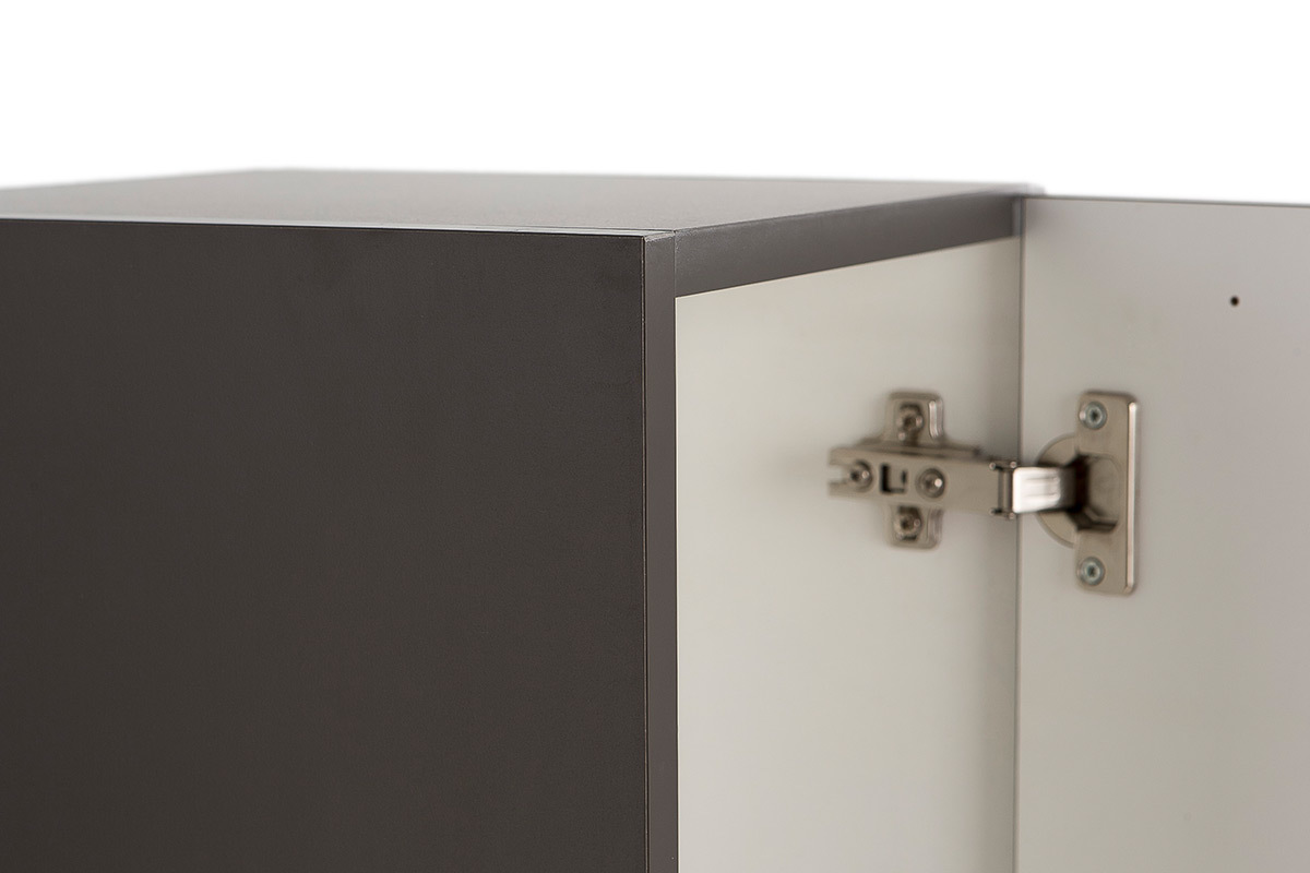 Elemento da parete design grigio antracite opaco verticale COLORED V2