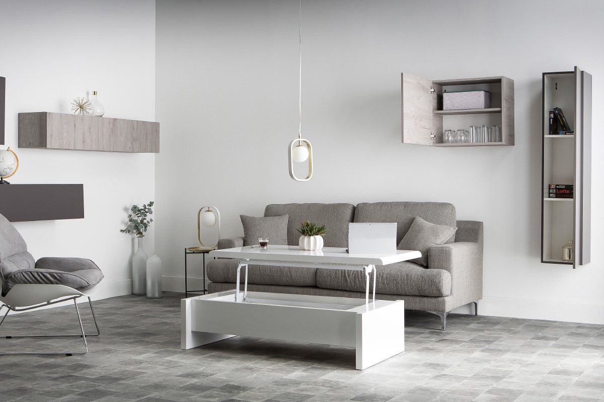 Elemento da parete design grigio antracite opaco verticale COLORED V2