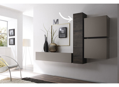 Elemento da parete design weng&eacute; verticale COLORED V2