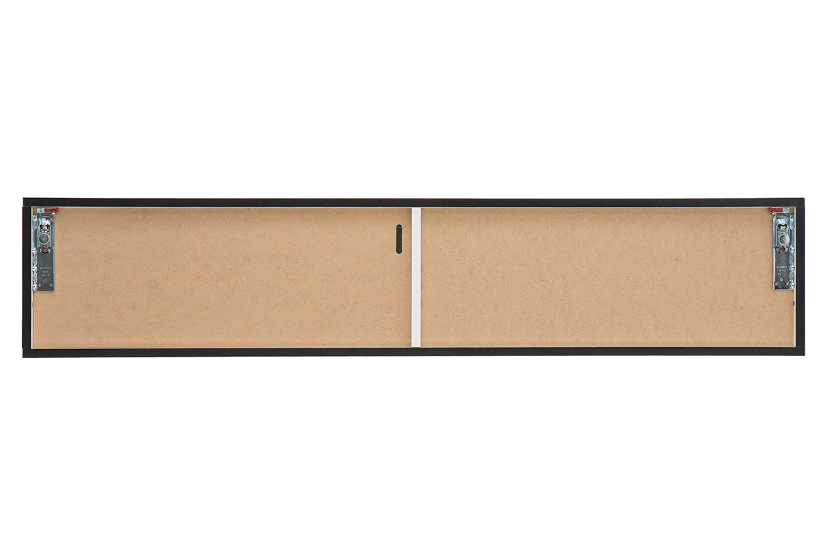 Elemento da parete TV grigio antracite opaco orizzontale COLORED V2