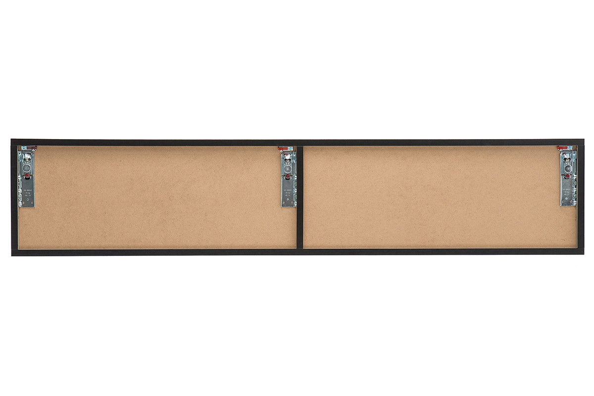 Elemento da parete TV legno grigio orizzontale COLORED V2