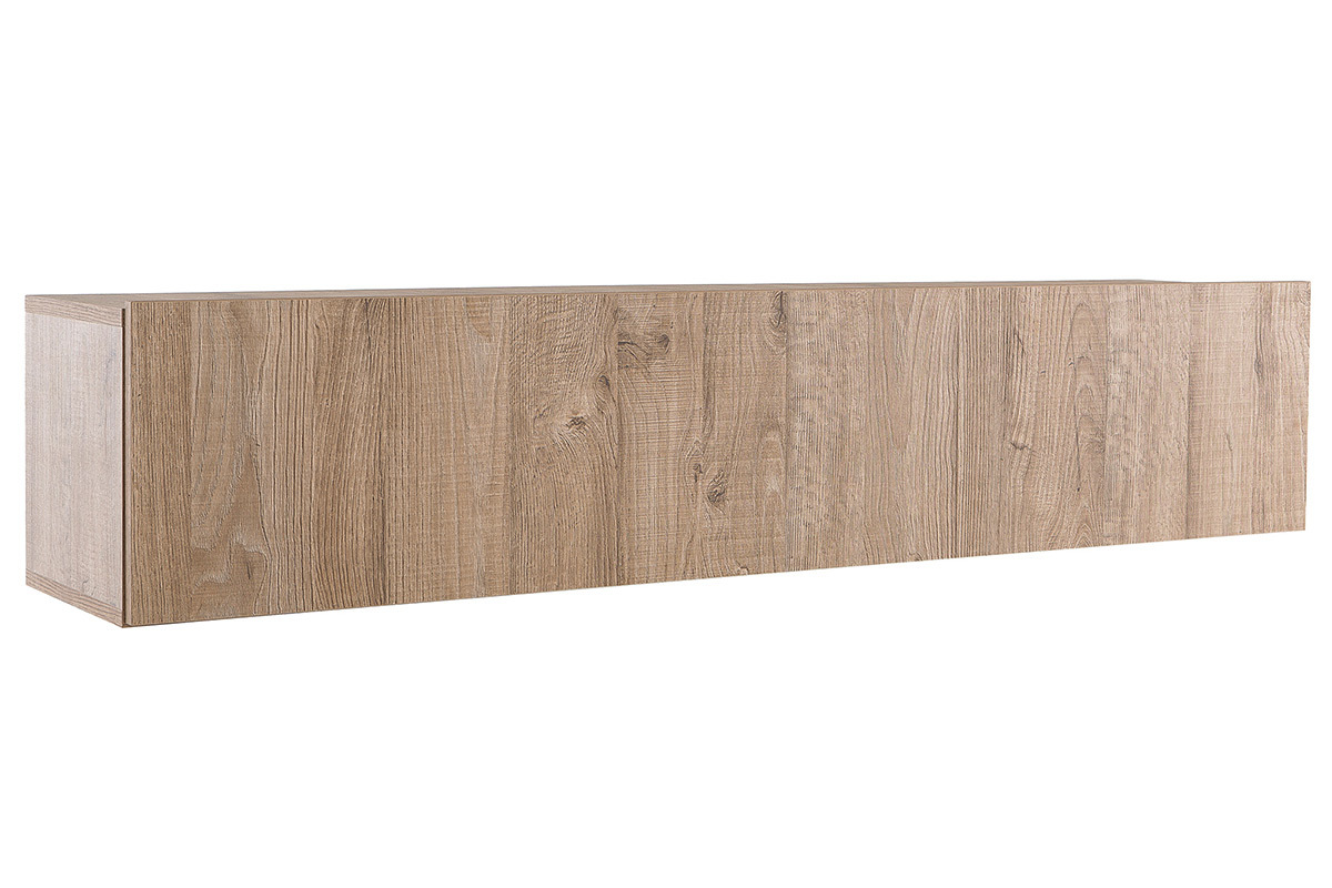 Elemento da parete TV legno miele orizzontale COLORED V2