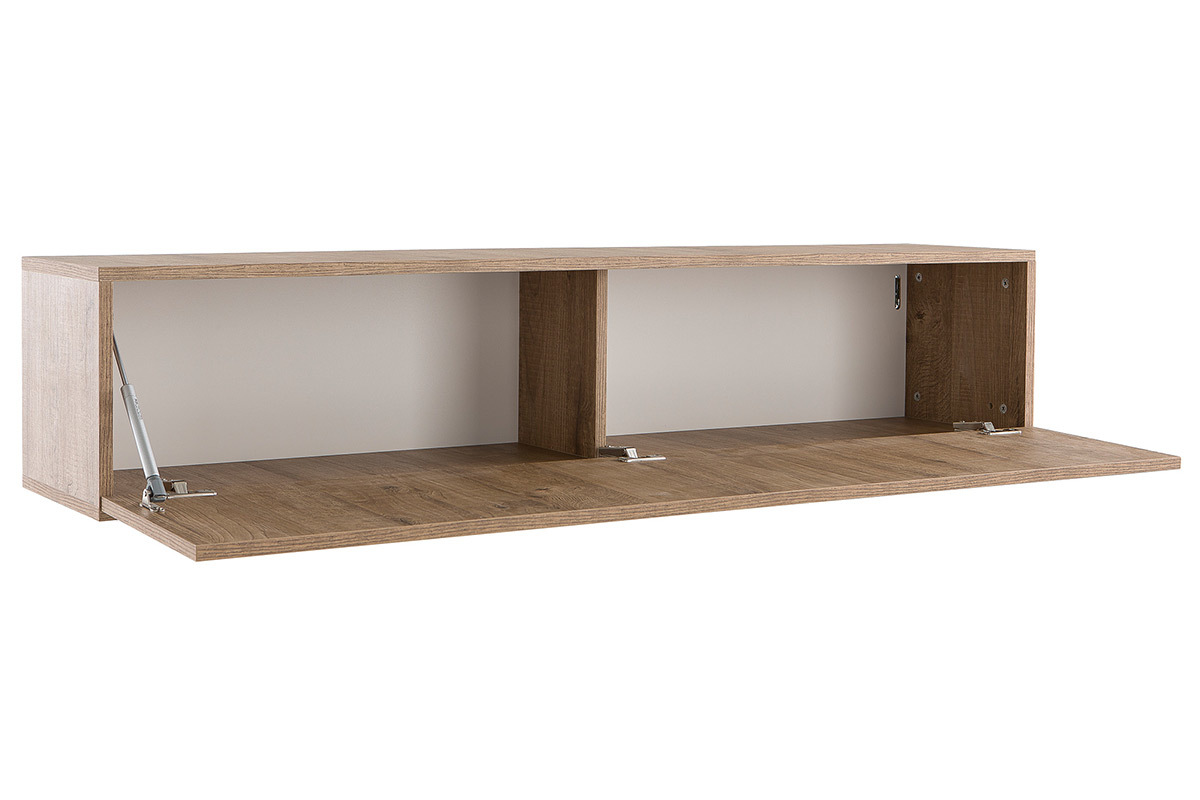 Elemento da parete TV legno miele orizzontale COLORED V2