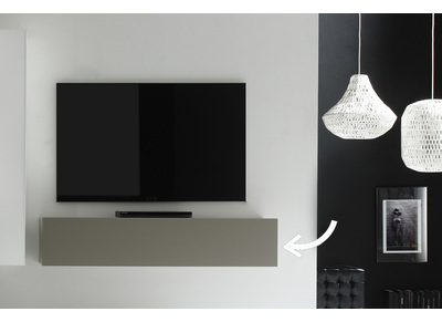 Elemento da parete TV talpa opaco orizzontale COLORED V2 - Elemento da parete TV talpa opaco orizzontale COLORED V2