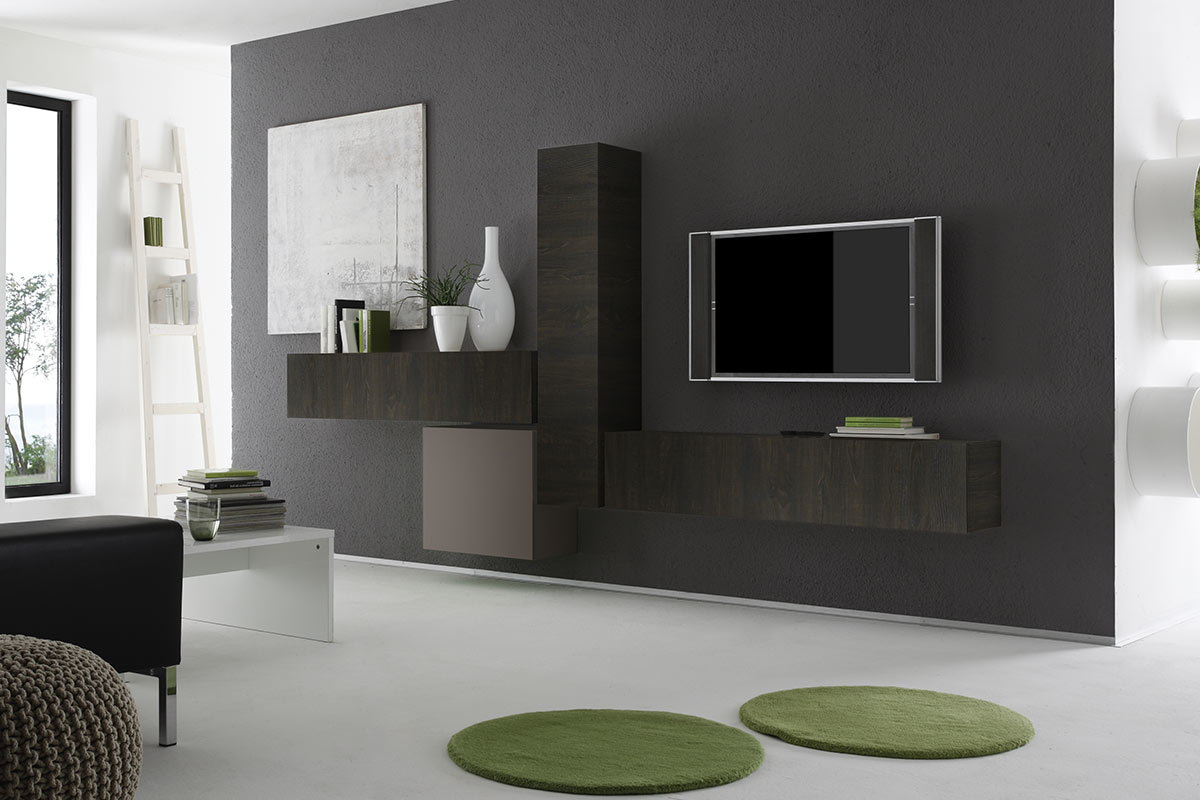 Elemento da parete TV weng orizzontale COLORED V2