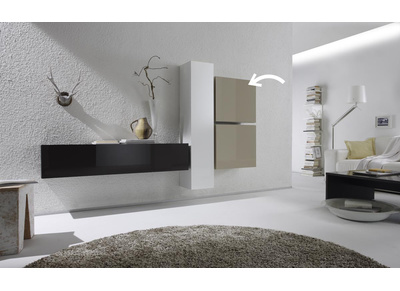 Elemento murale COLORED quadrato colore ecru