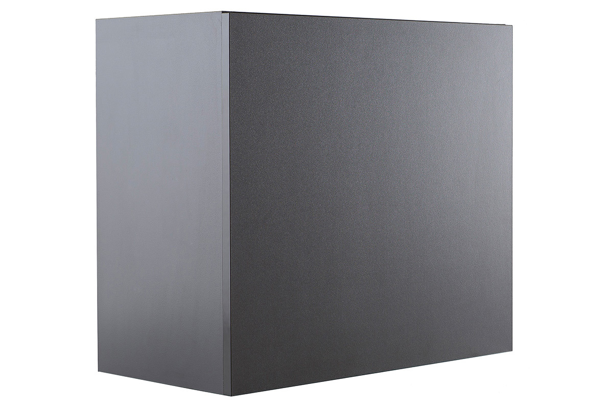 Elemento murale COLORED quadrato grigio antracite opaco