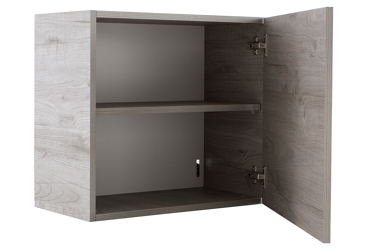 Elemento murale COLORED quadrato legno grigio