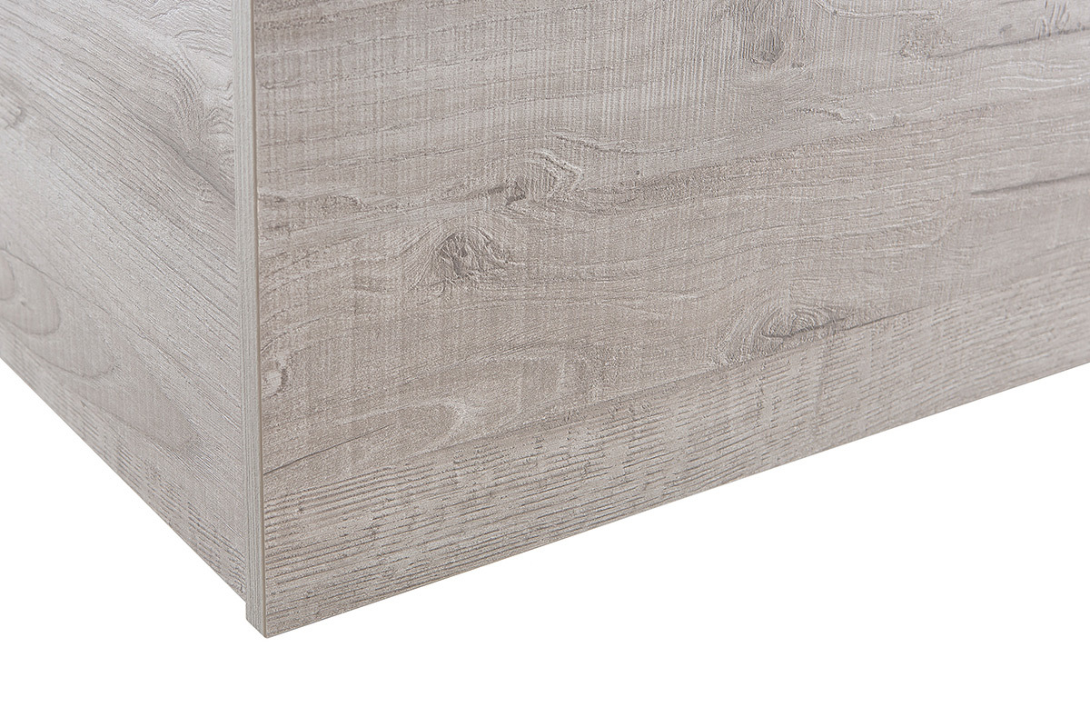Elemento murale COLORED quadrato legno grigio