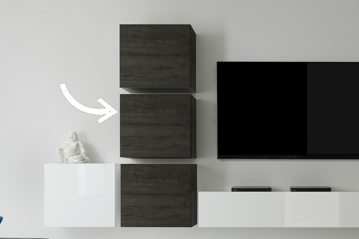 Elemento murale COLORED quadrato weng�