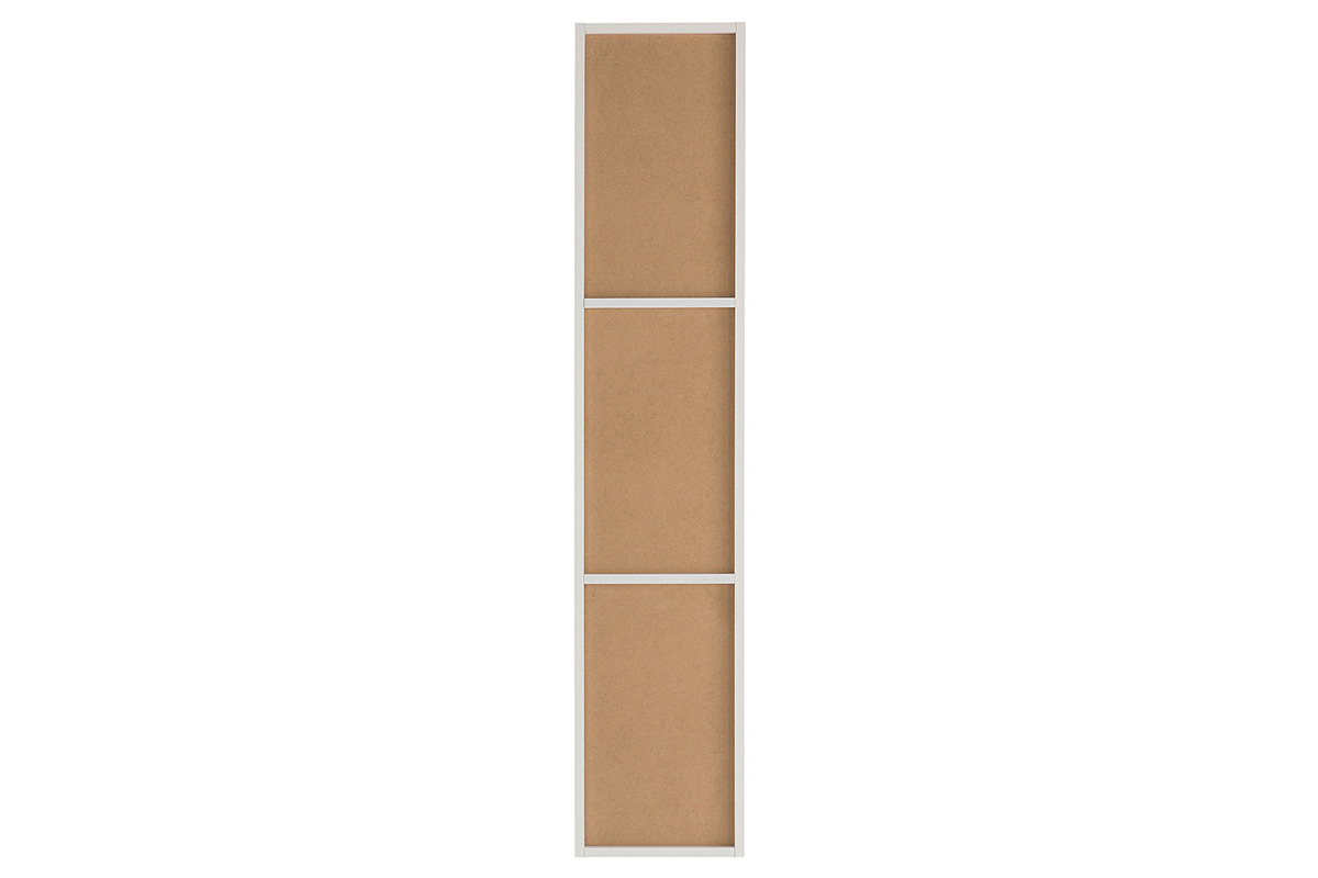 Elemento murale TV COLORED orizzontale o verticale laccato bianco