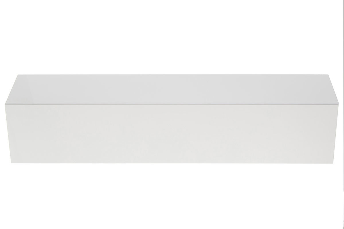 Elemento murale TV COLORED orizzontale o verticale laccato bianco