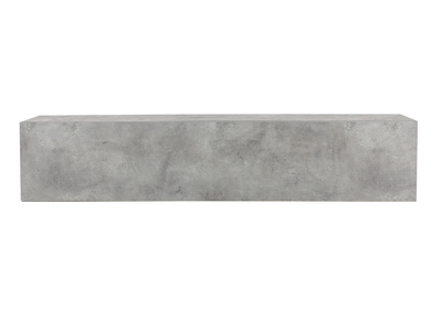 Elemento murale TV orizzontale finitura cemento ETERNEL