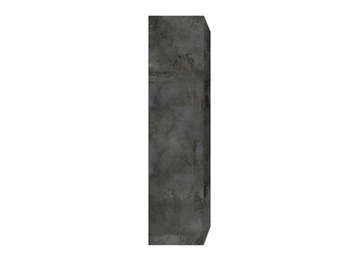 Elemento murale TV verticale finitura metallo ETERNEL