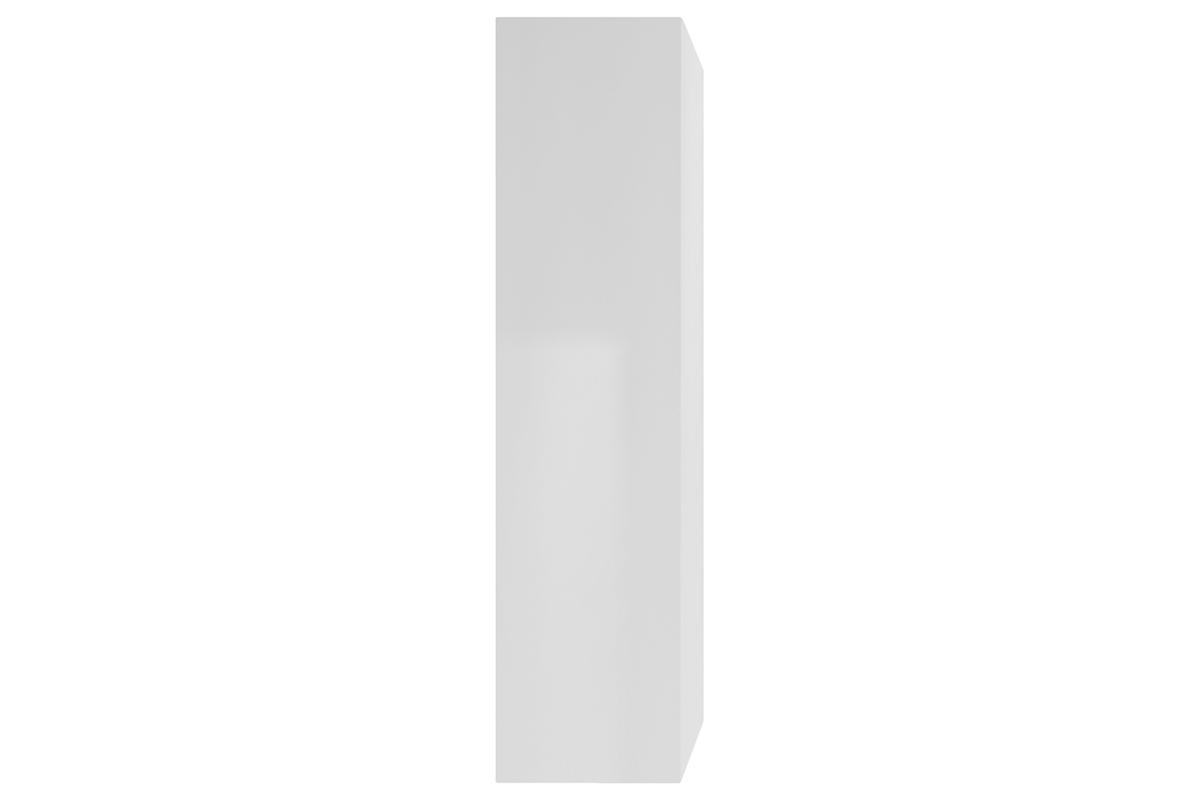 Elemento murale TV verticale laccato bianco ETERNEL
