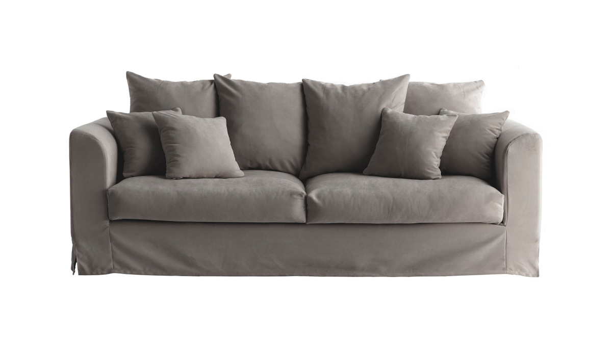 Fodera per divano in tessuto grigio scuro  FEVER HOUSSE