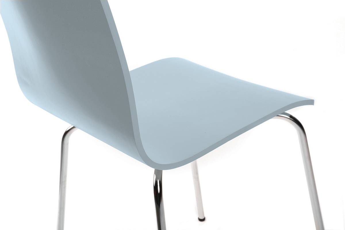 Gruppo di 2 sedie design colore grigio NELLY