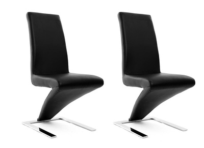 Gruppo di 2 sedie design nere NEW ANGIE
