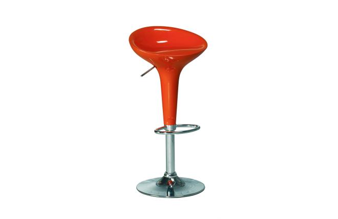 Sgabelli Arancioni : Gruppo di sgabelli da bar cucina arancioni design sirius miliboo