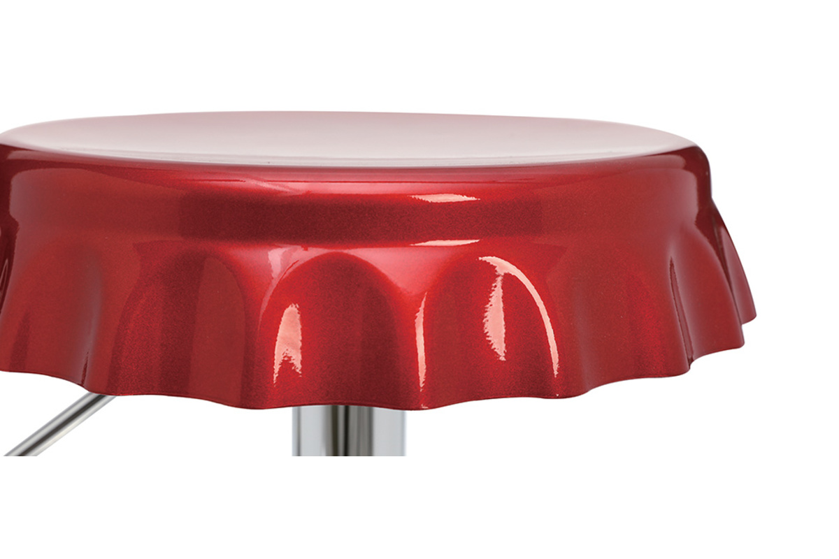 Gruppo di 2 sgabelli da bar/ cucina regolabili NEW CAPSULE - colore vinaccia