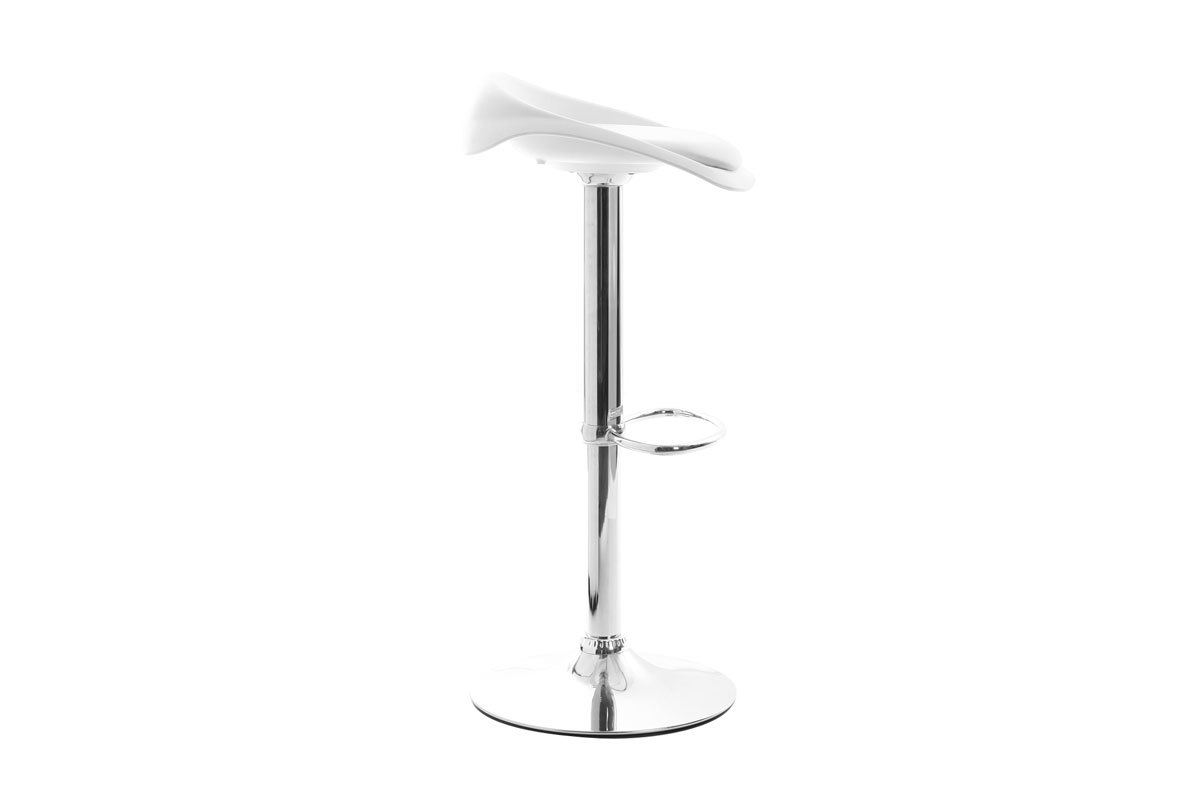Gruppo di 2 sgabelli da bar design bianco SYRIUS
