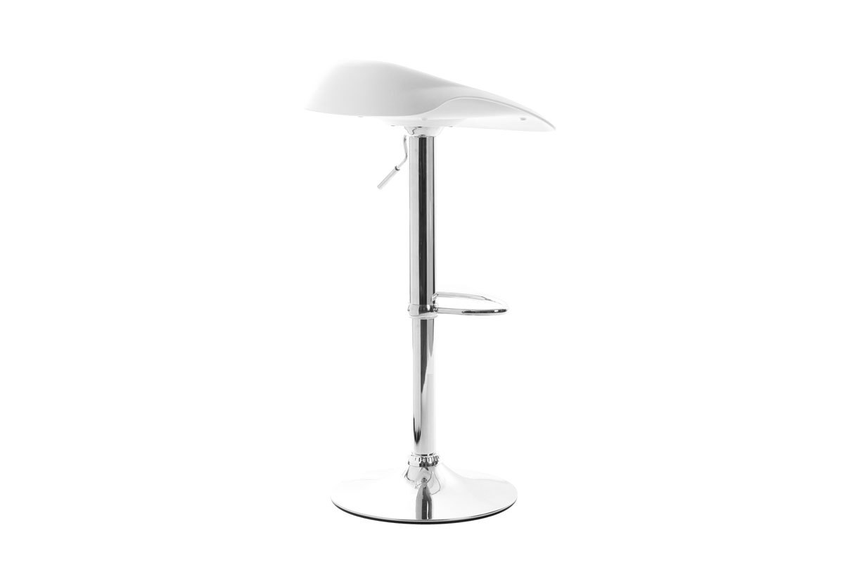 Gruppo di 2 sgabelli da bar design bianco SYRIUS