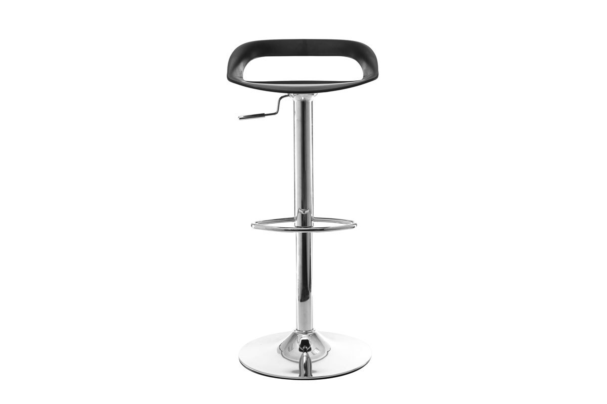Gruppo di 2 sgabelli da bar design neri PHENIX