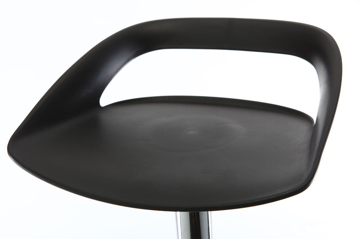 Gruppo di 2 sgabelli da bar design neri PHENIX