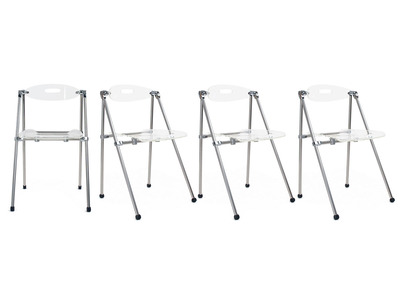 Gruppo di 4 sedia pieghevoli design JULIE