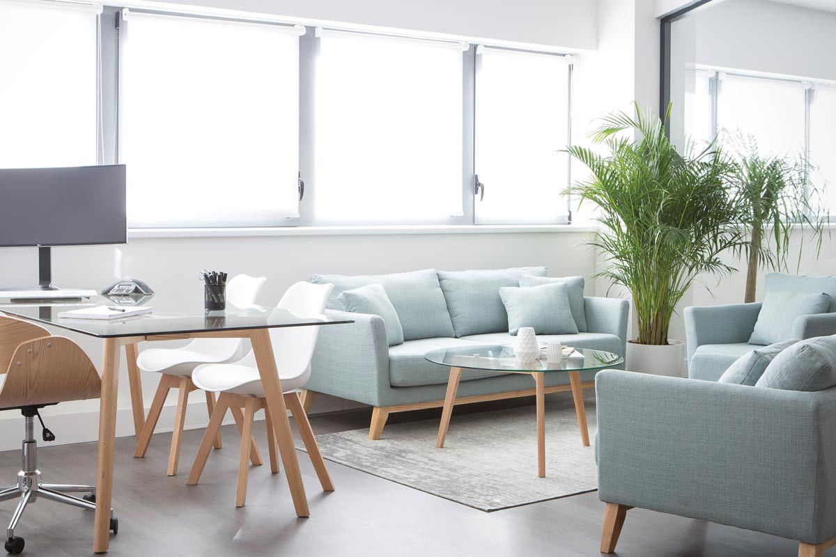 Gruppo di 4 sedie design piede legno seduta marrone PAULINE