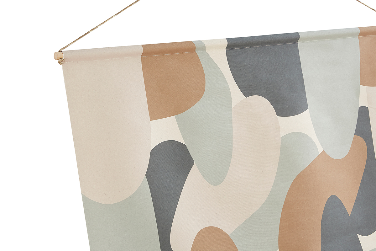 Kakemono con motivi tondeggianti L150 x L100 cm BRANDY