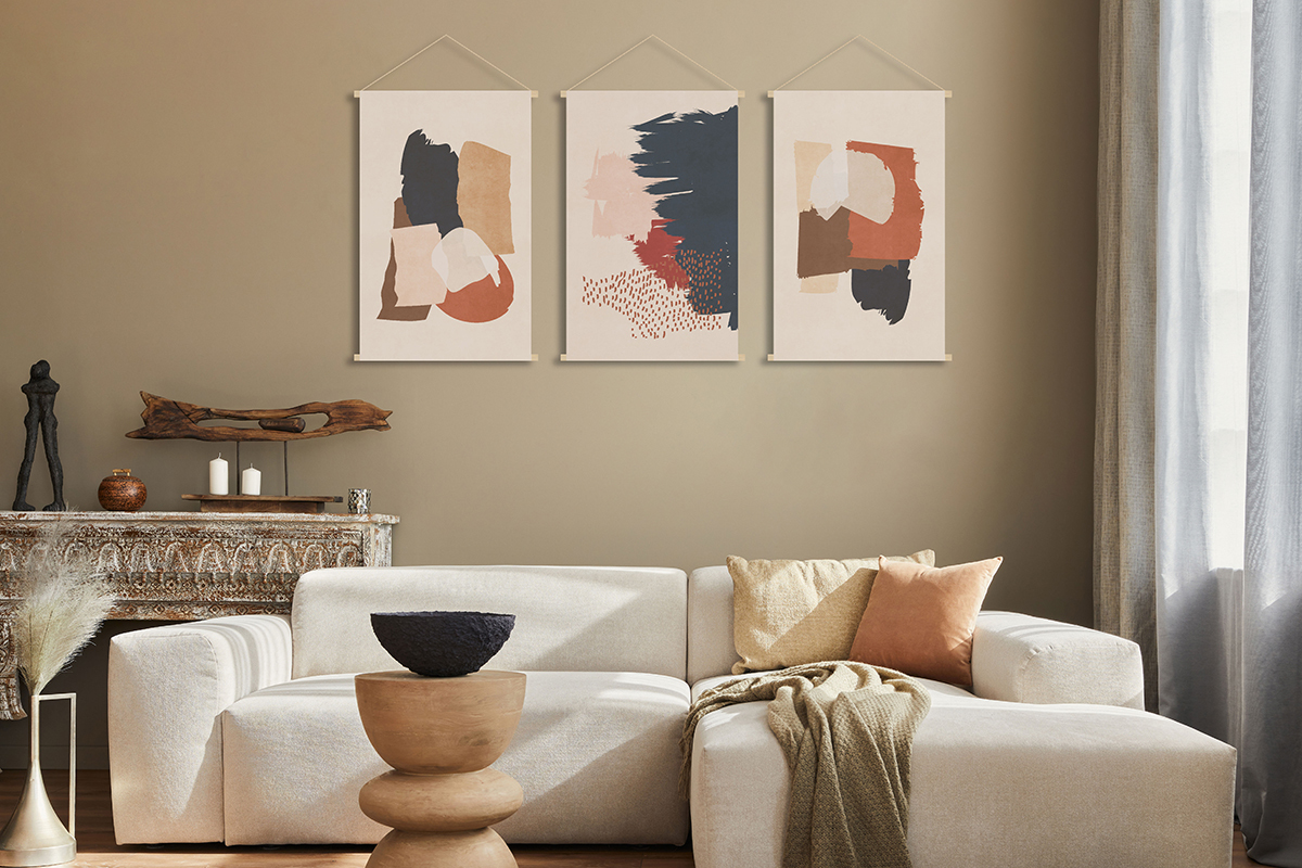 Kakemono forme astratte L40 x L60 cm SAHARA