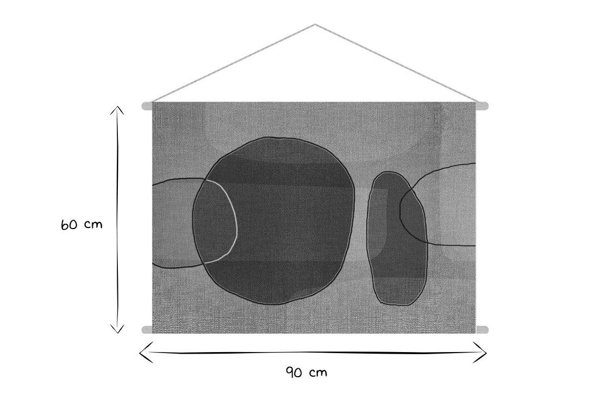 Kakemono forme astratte L90 cm ARON