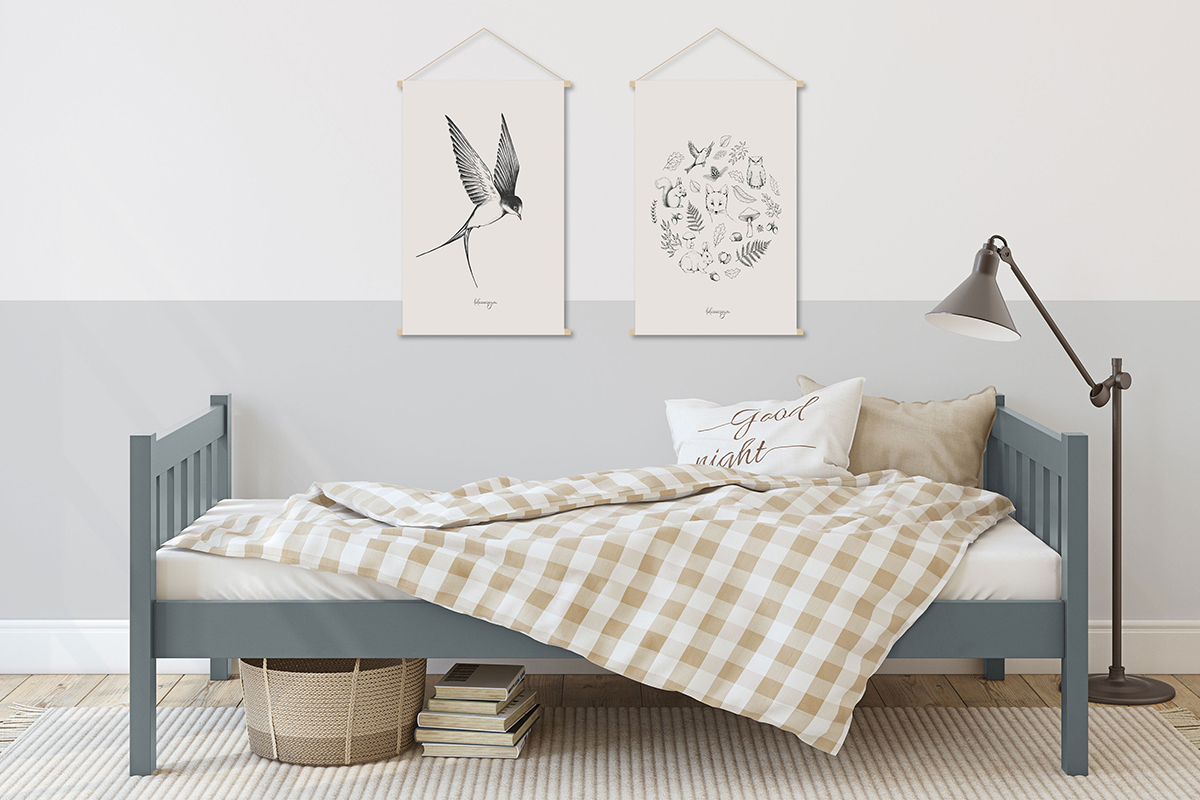 Kakemono rondine L40 x L60 cm LIBERTY